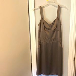 Calvin Klein, size 4, satin cocktail dress with pockets